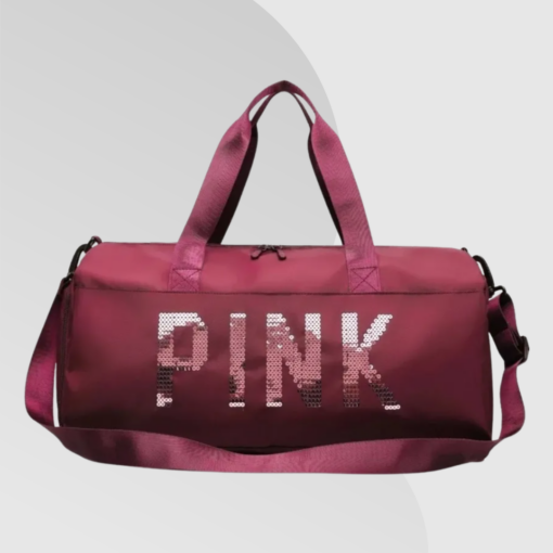 Bolsa / Mala Pink para Viagem ou Academia – Fitness