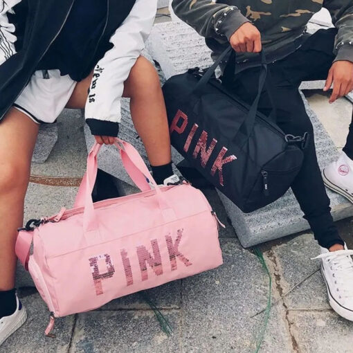 Bolsa / Mala Pink para Viagem ou Academia – Fitness