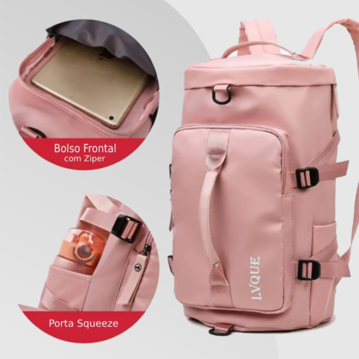 Bolsa / Mala Multifuncional 3 em 1 para Viagem ou Academia