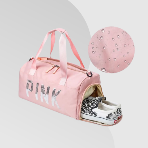 Bolsa / Mala Pink para Viagem ou Academia – Fitness