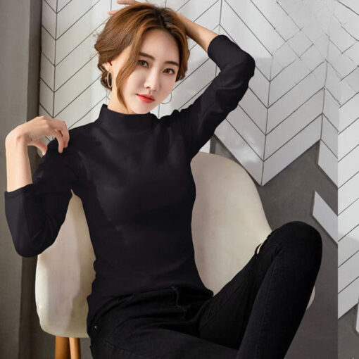 Blusa de Inverno com Veludo Interno